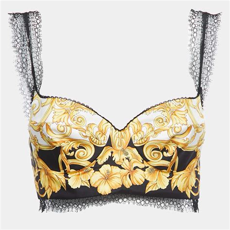 versace crop top men|Versace bustier.